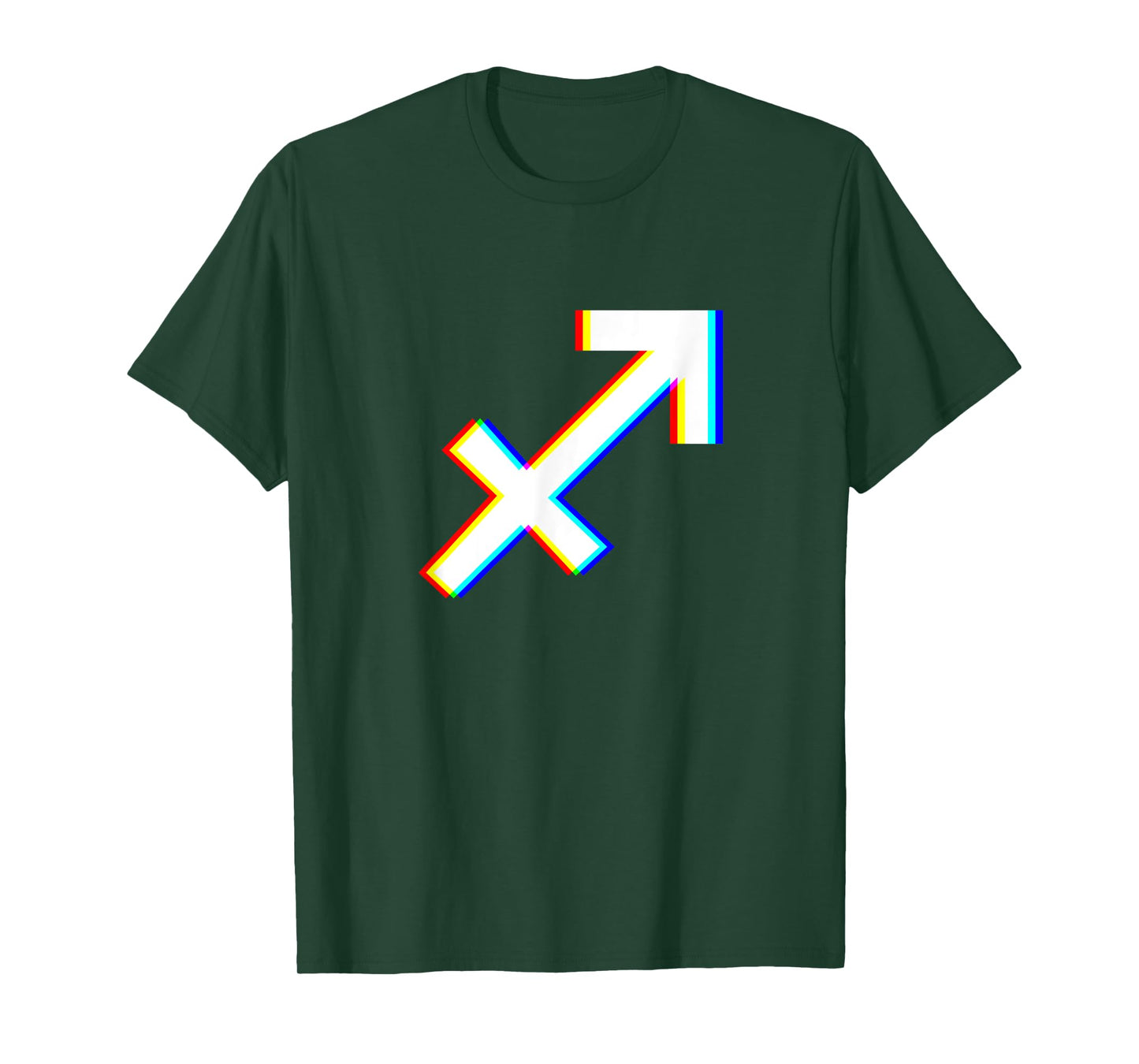 Sagittarius Zodiac Sign Vaporwave Rave EDM Techno Music Fan T-Shirt