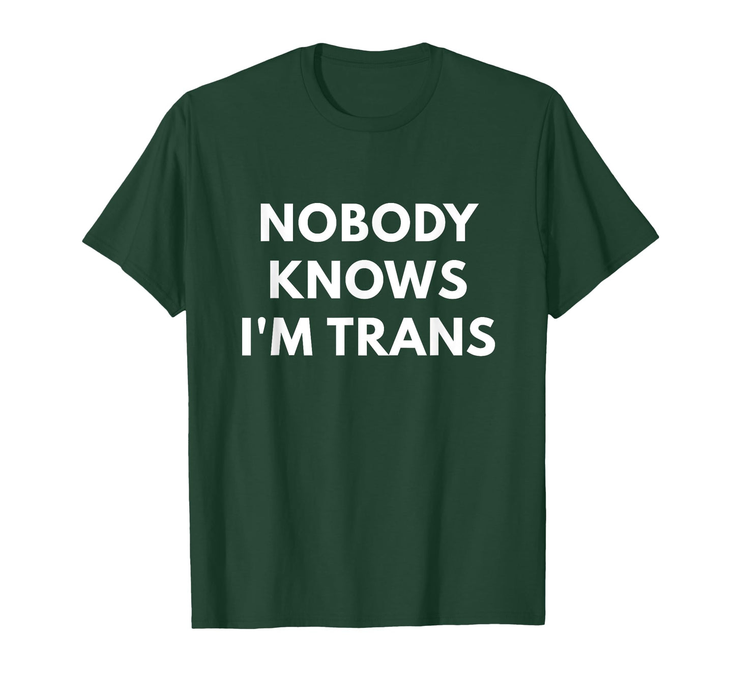 Nobody Knows I'm Trans t-shirt - Transgender Rights shirts T-Shirt