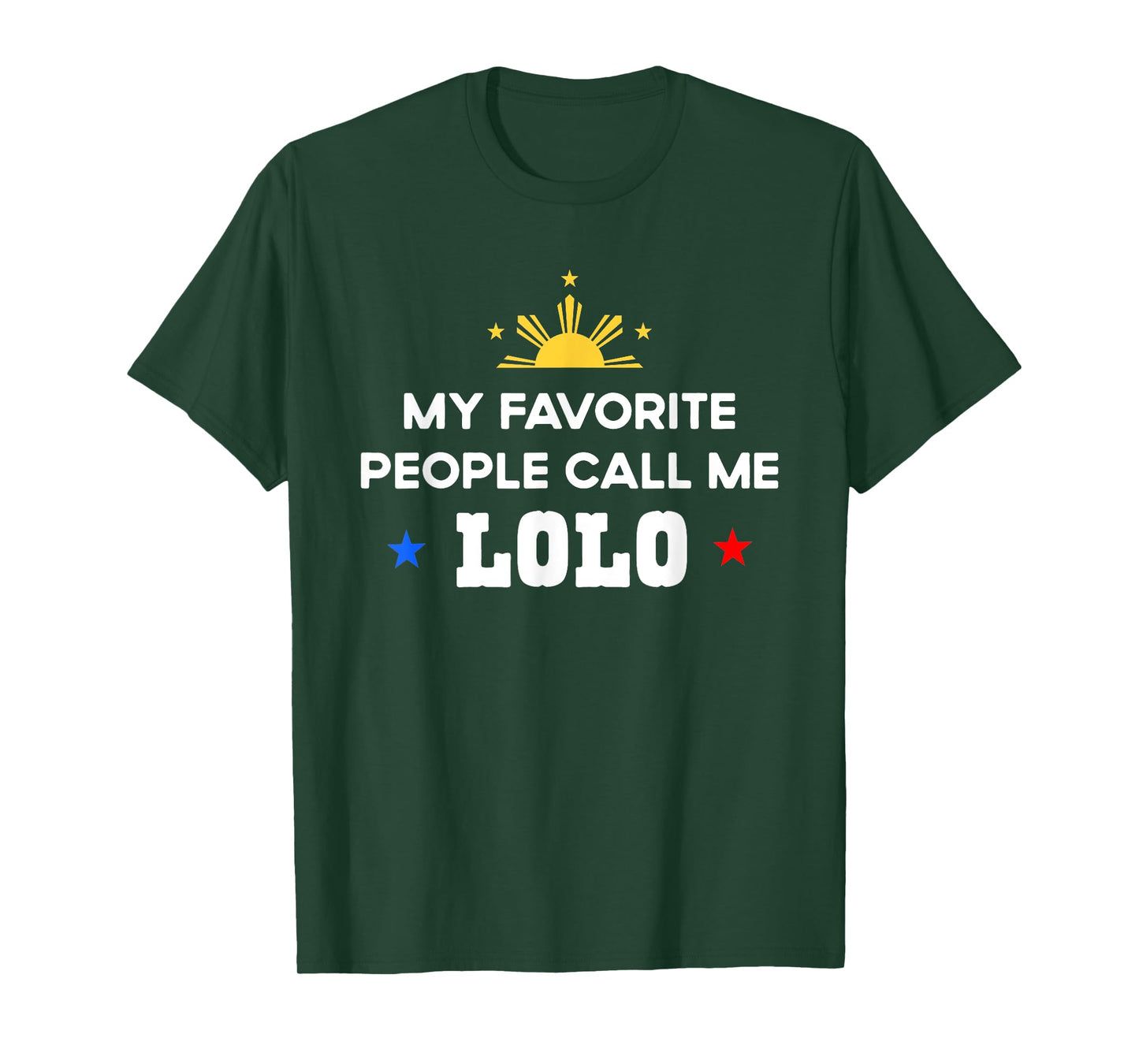My Favorite People Call Me Lolo Filipino Grandpa T-Shirt