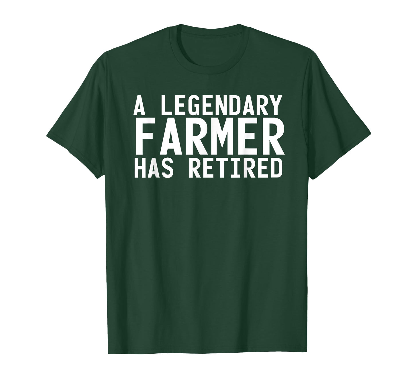 A LEGENDARY FARMER HAS RETIRED Funny Retirement Farming Gift T-Shirt