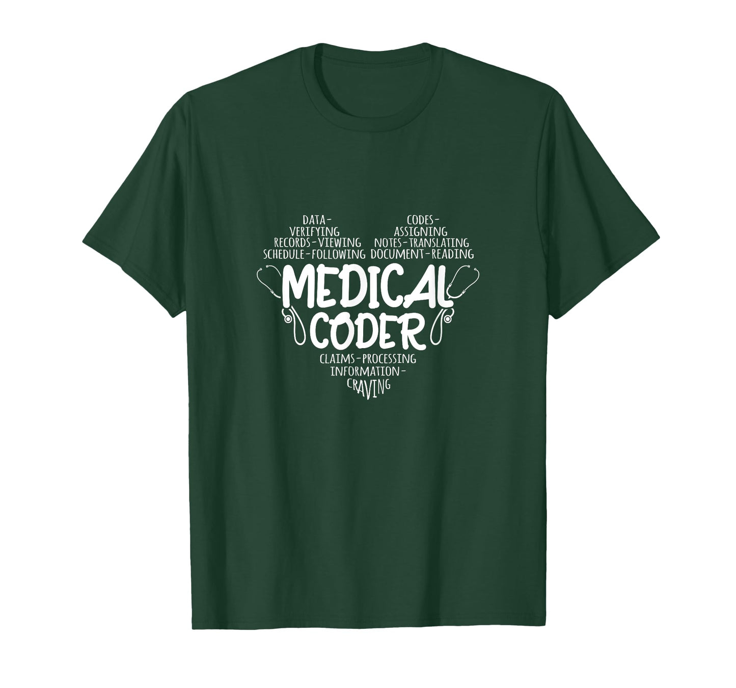 Coding Heart Medical Coder T-Shirt