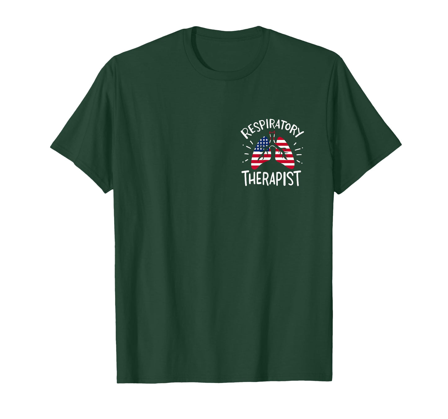 America Lung RT Respiratory Therapy Care Nurse and Doctor T-Shirt