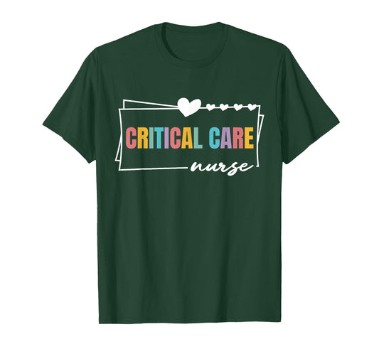 Critical Care Nurse Nursing Cute Women Critical Care Nurse T-Shirt