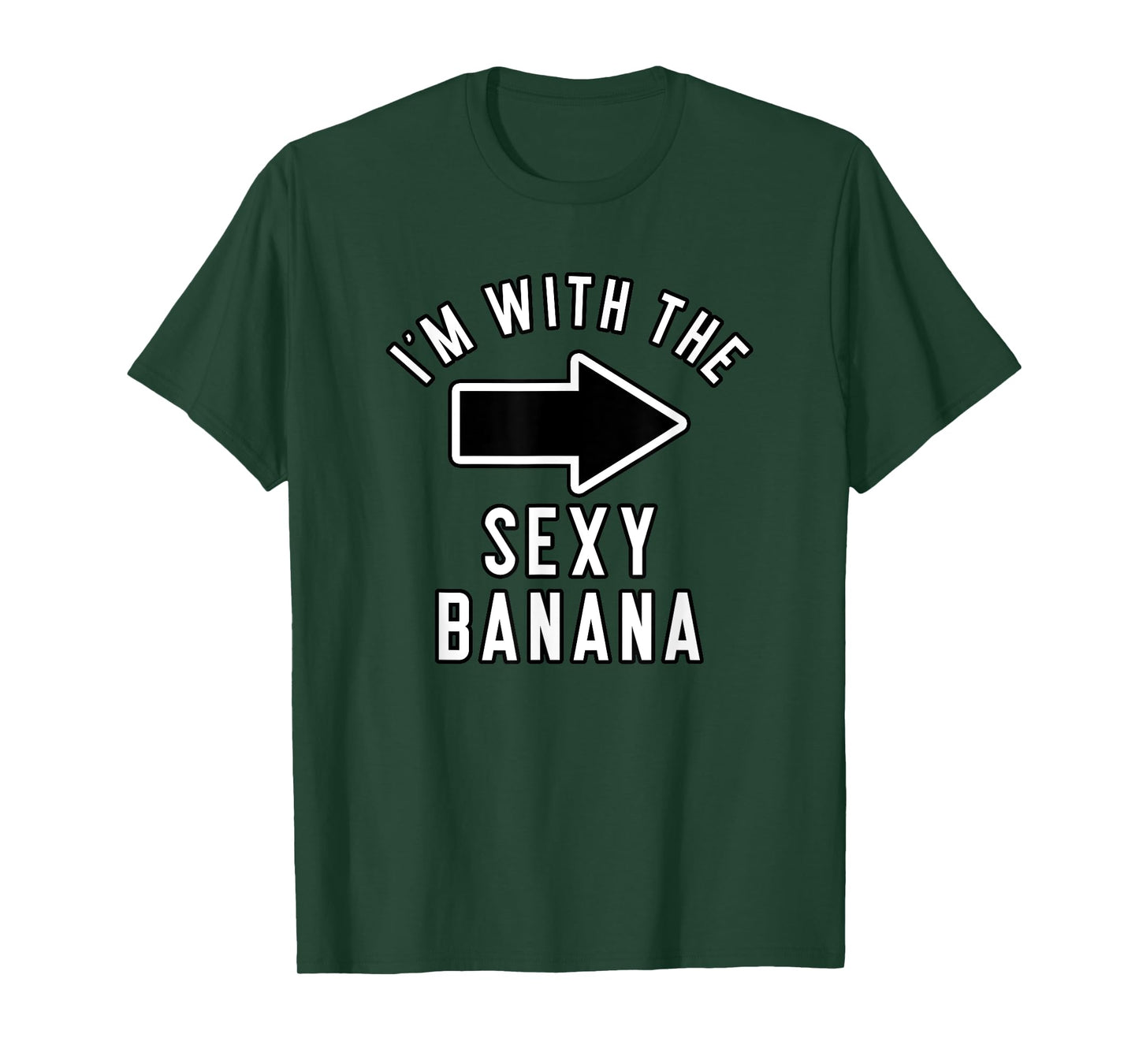 Couples Halloween Costume Shirts I'm with The Sexy Banana T-Shirt