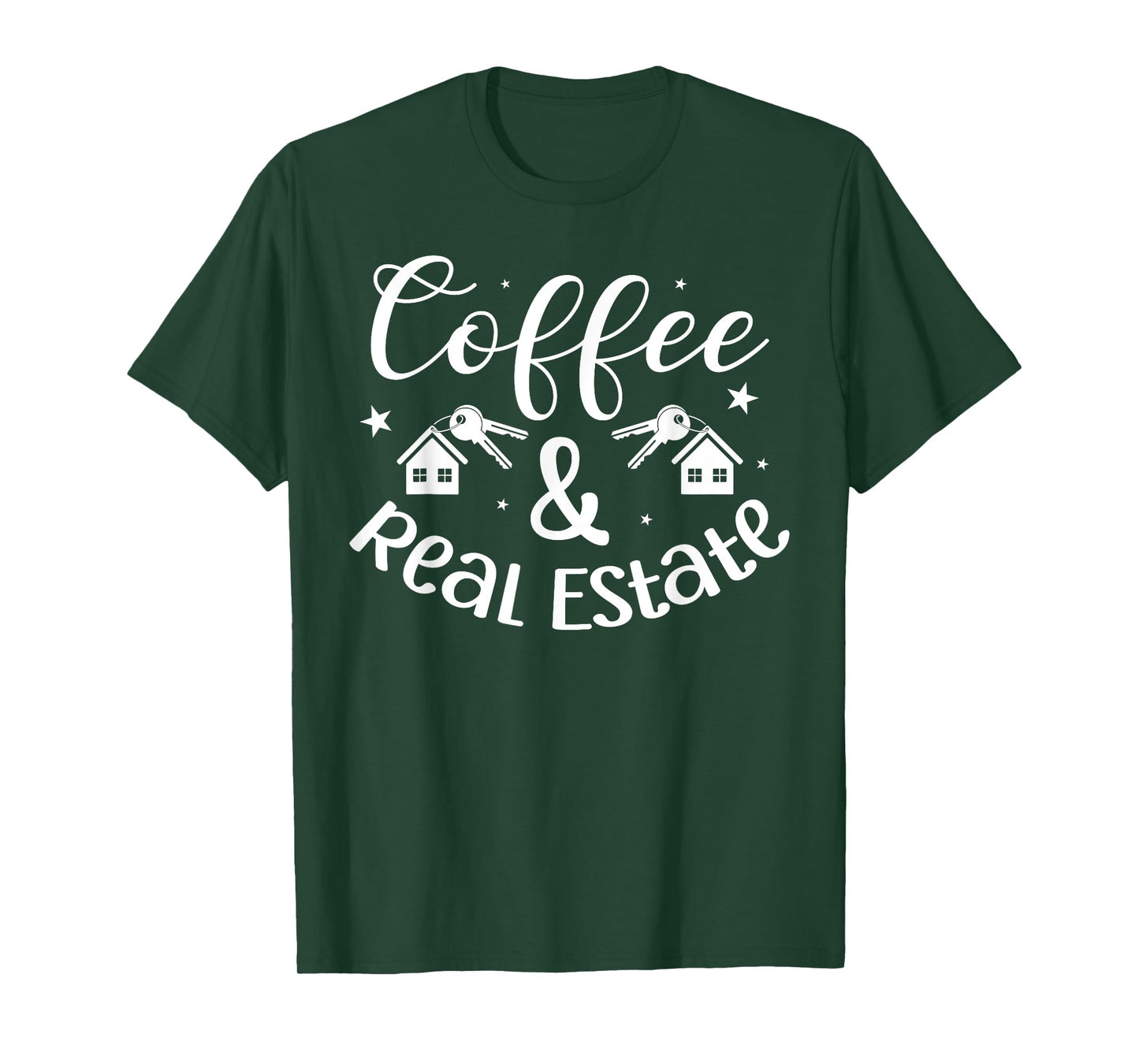Coffee and Real Estate Investor Real Estate Agent Realtor T-Shirt