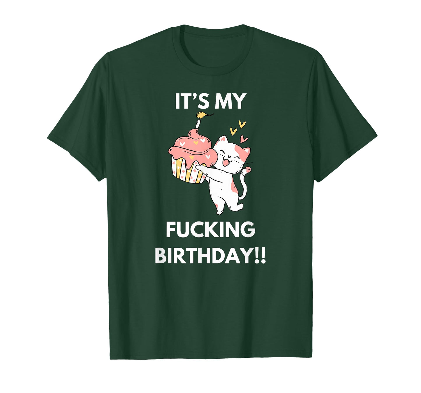 It's My Fucking Birthday Funny Humourous Party Fuck B-Day T-Shirt