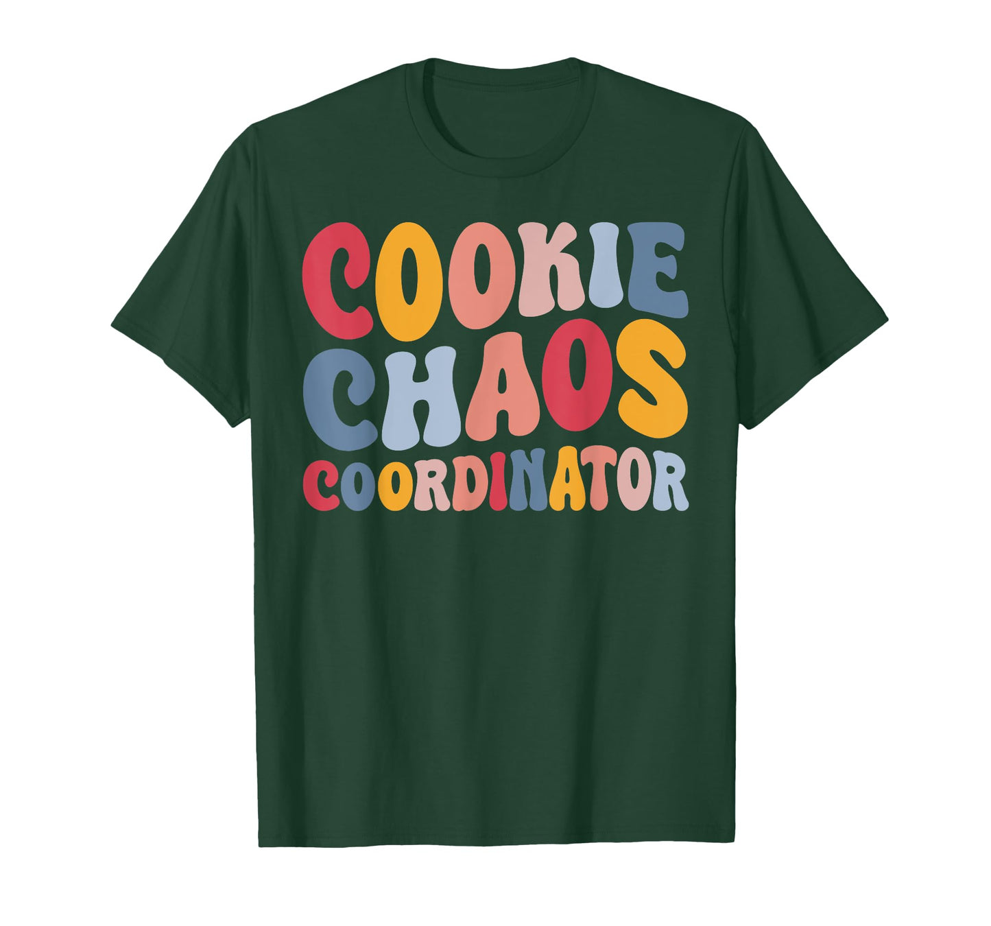 Cookie Chaos Coordinator Whimsical Fun Text Baking Family T-Shirt