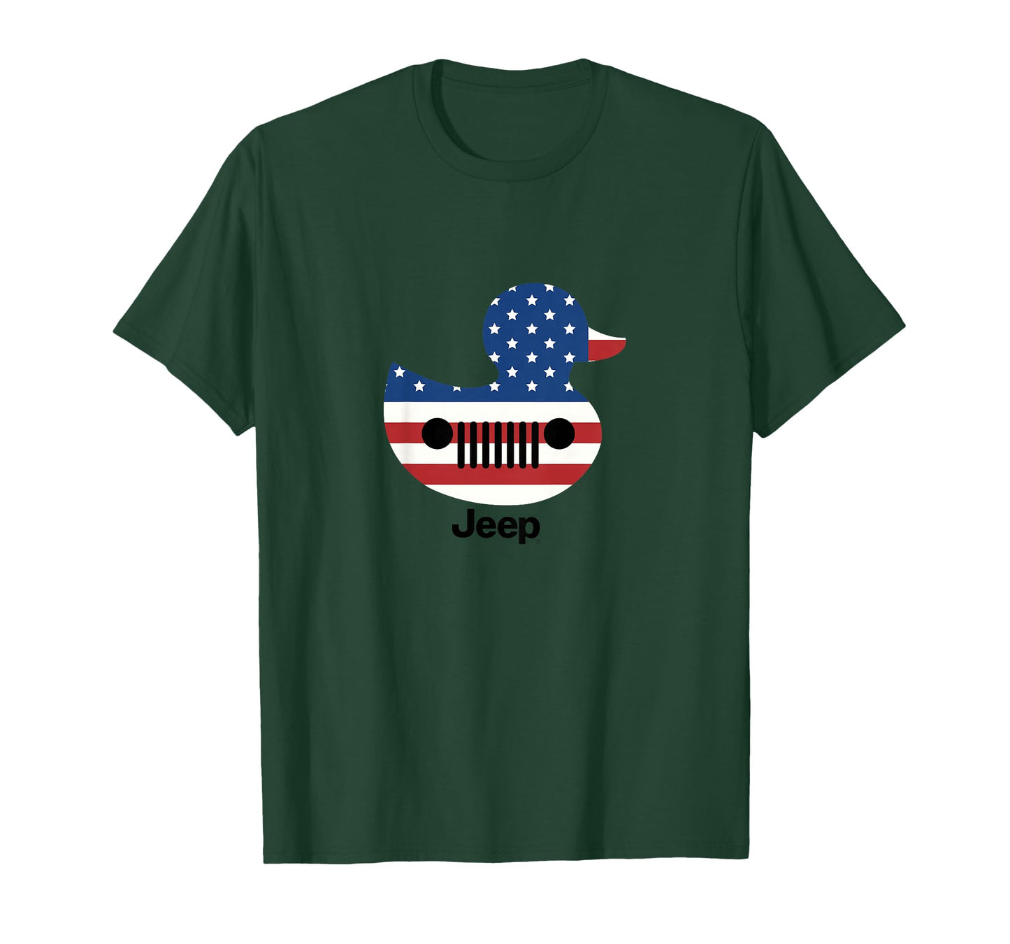 Kids Jeep Duck Flag T-Shirt
