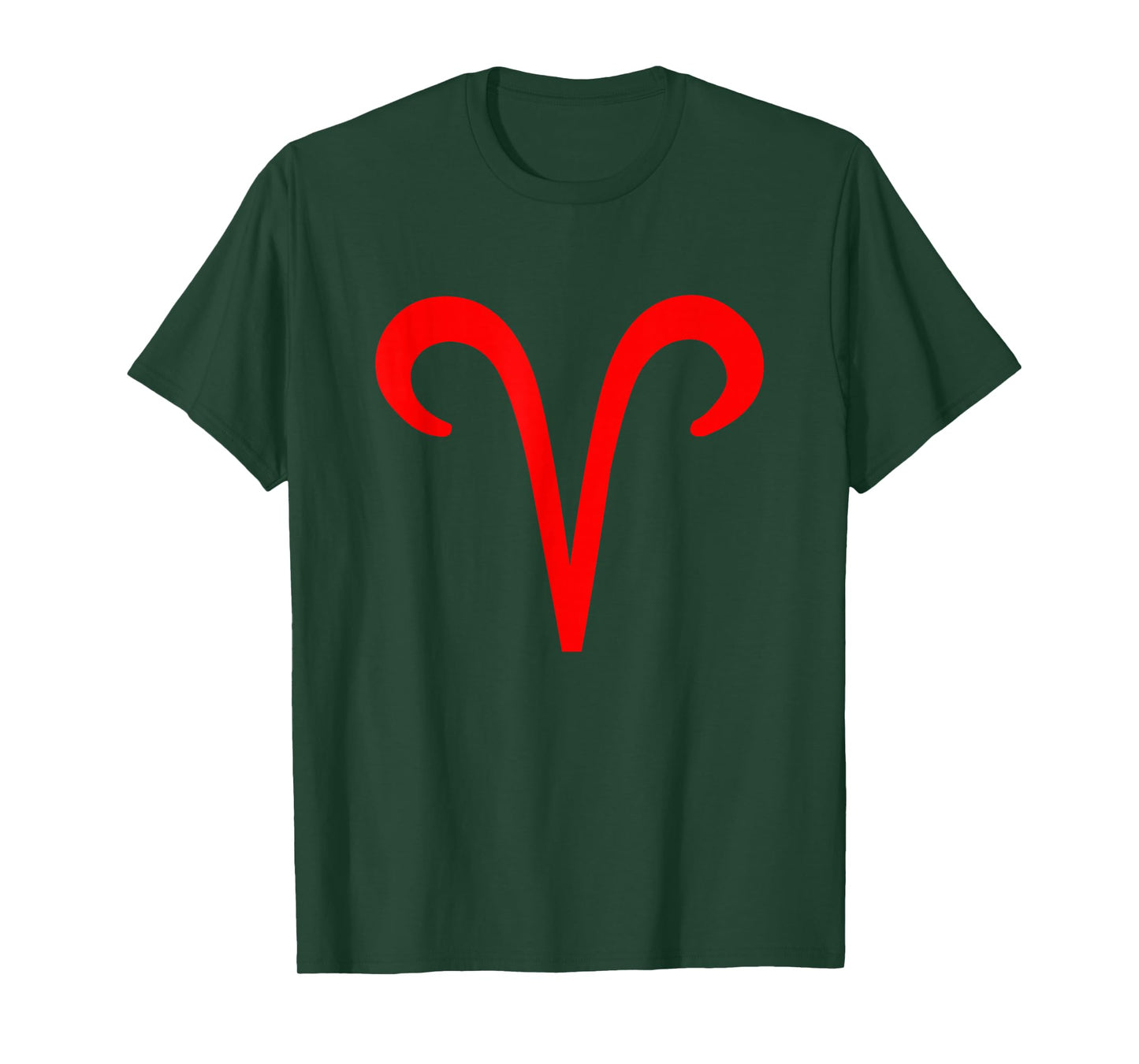 Vintage Aries Birthday Sign Zodiac Symbol Red T-Shirt