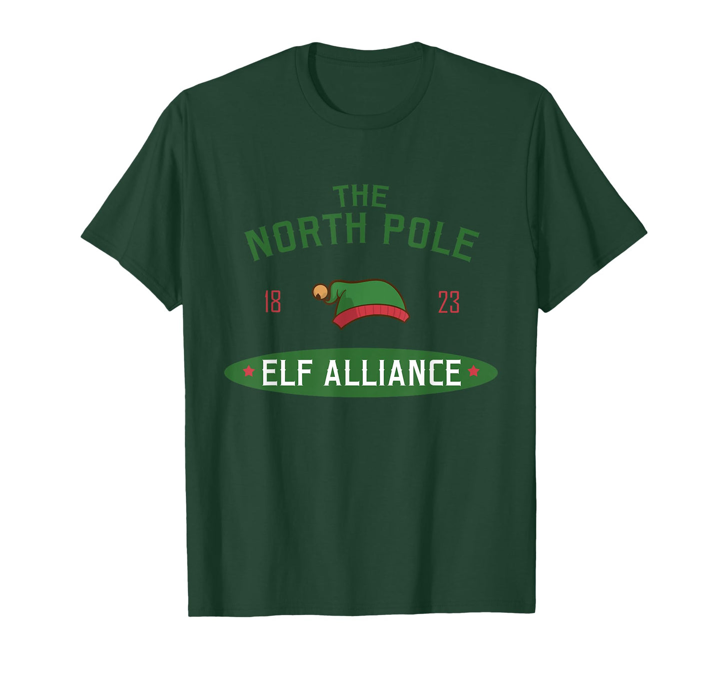 The North Pole Elf Alliance - Santa’s Helper - Elf Christmas T-Shirt
