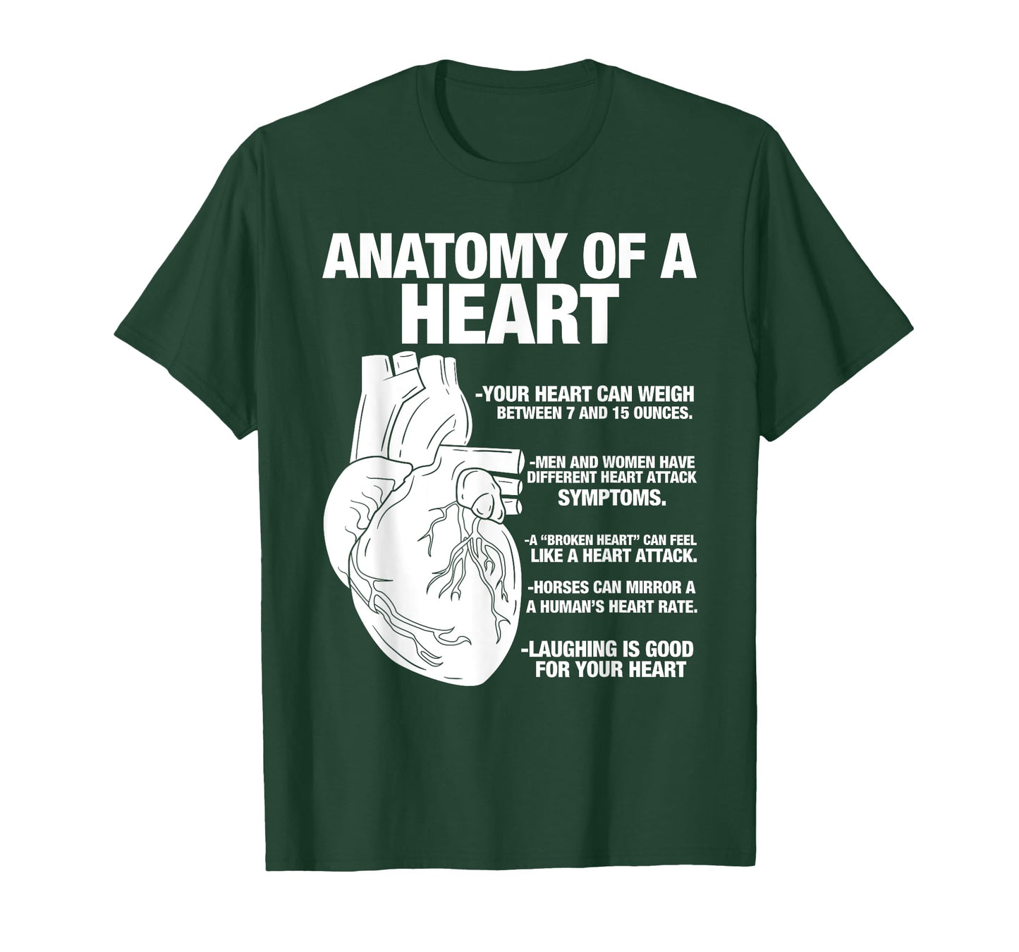 Anatomical Heart - Cool Cardiologist Design T-Shirt