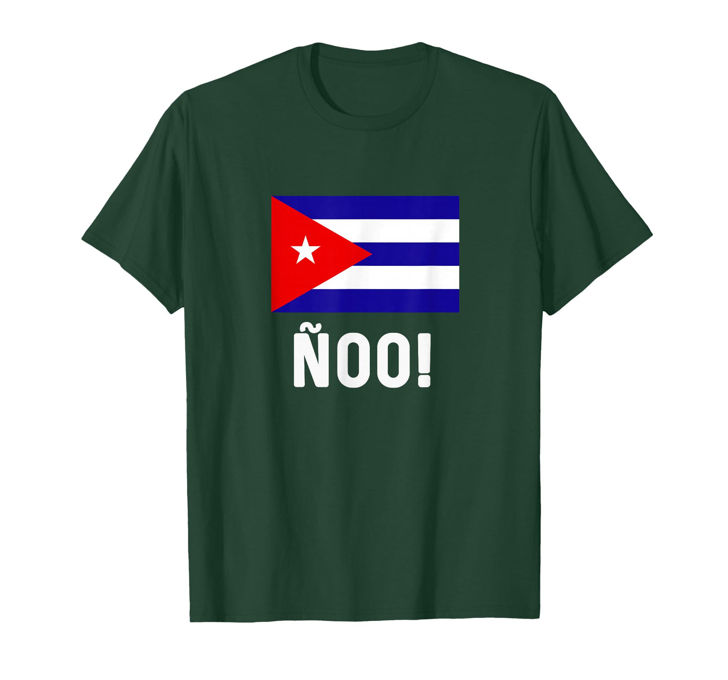 Cuban Flag Map Souvenir Slang Saying ñoo! Cubano Cuba T-Shirt