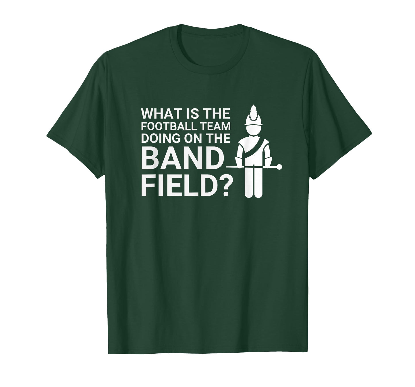 Funny Marching Band Field Funny Clarinet Tuba Drum Major T-Shirt