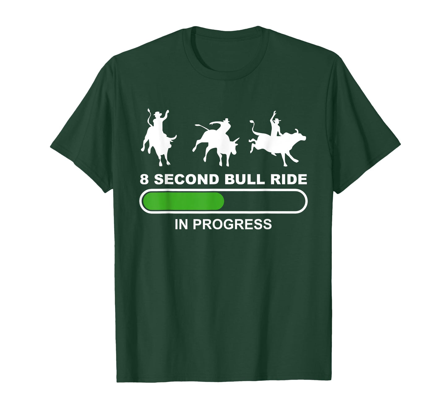8 Seconds Bull Riding Rodeo Bull Rider T-Shirt