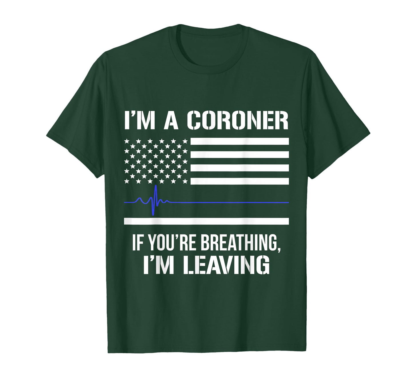 Coroner Medical Examiner Breathing Investigator T Shirt T-Shirt
