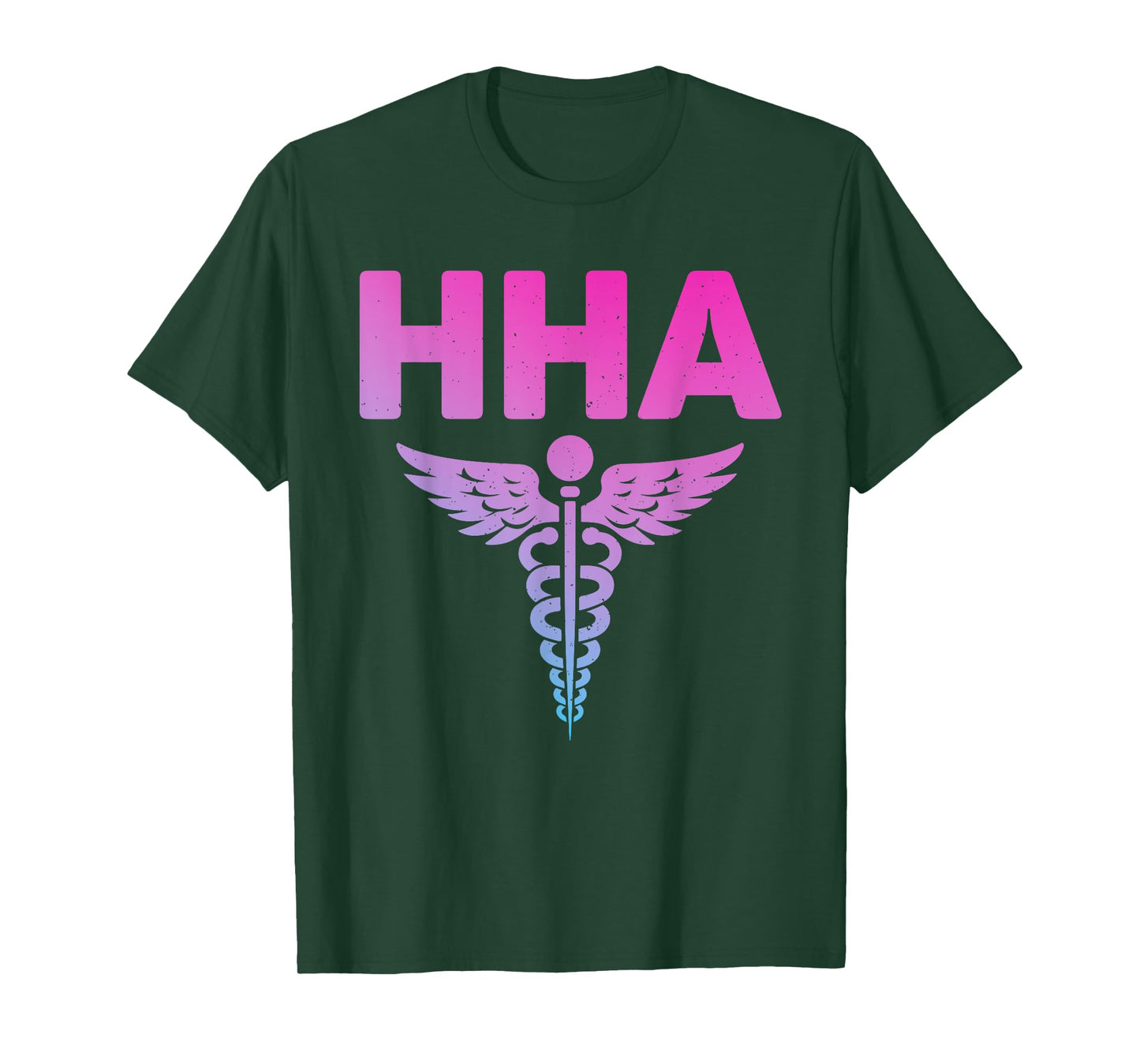 Cool Home Health Aide Art For Men Women Caregiver HHA Nurse T-Shirt
