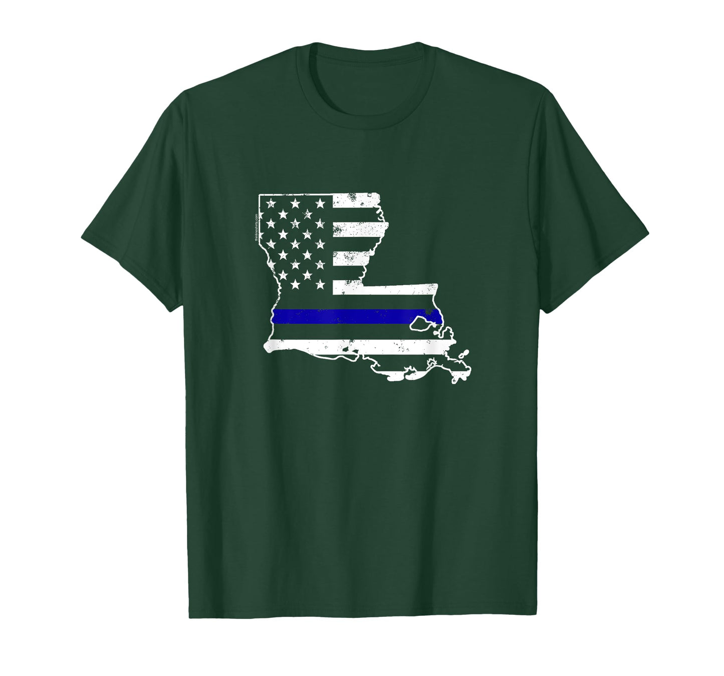 Louisiana Thin Blue Line Police T-Shirt T-Shirt