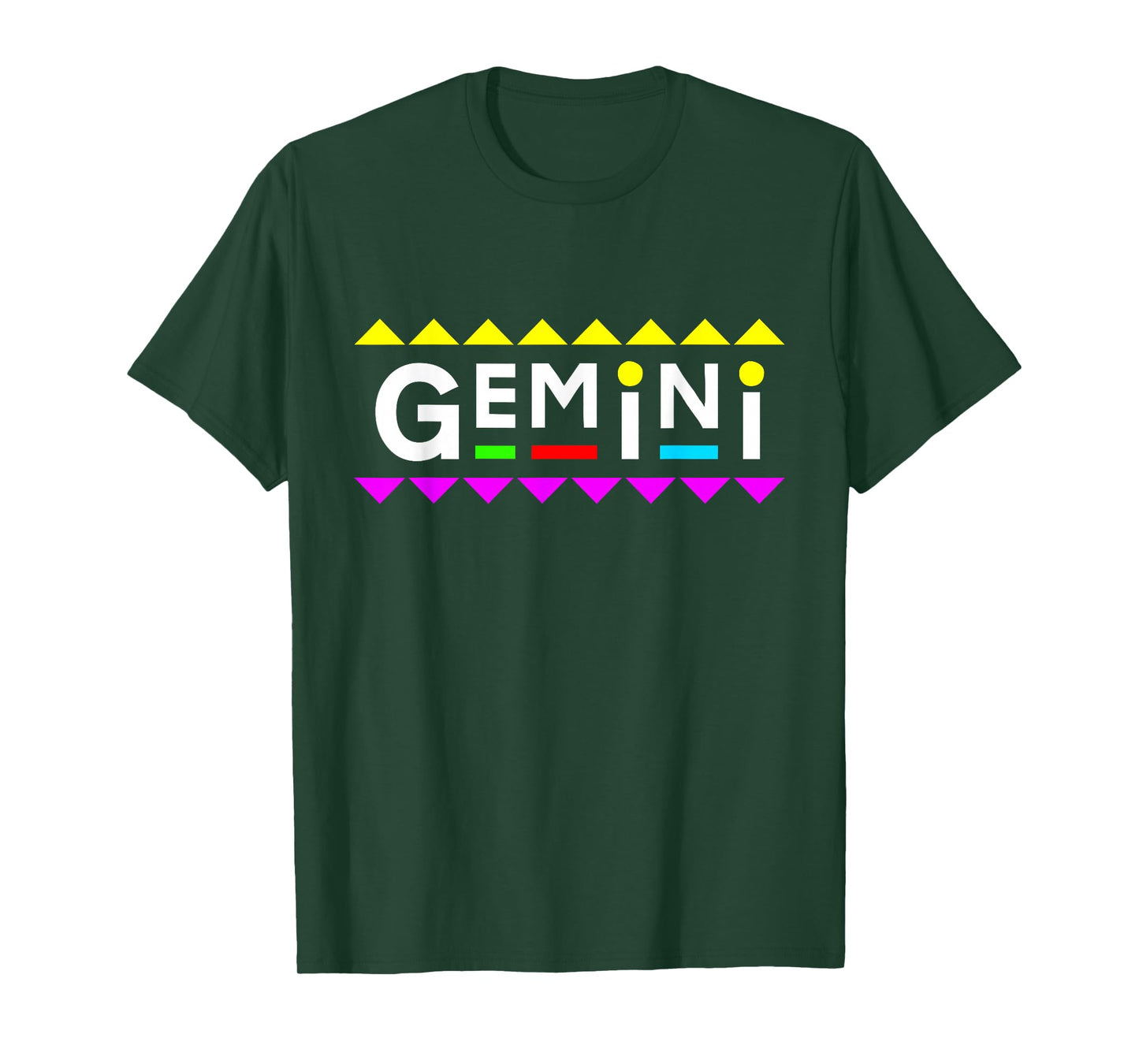 Gemini Zodiac Design 90s Style T-Shirt