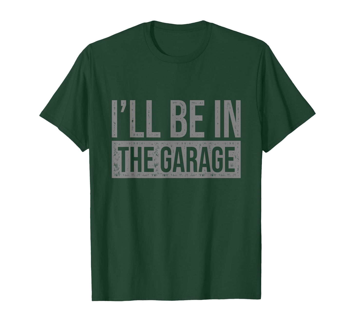 All Tees I'll Be In The Garage - Mechanic T-Shirt - Men's Black Short Sleeve Classic Fit T-Shirt - Small