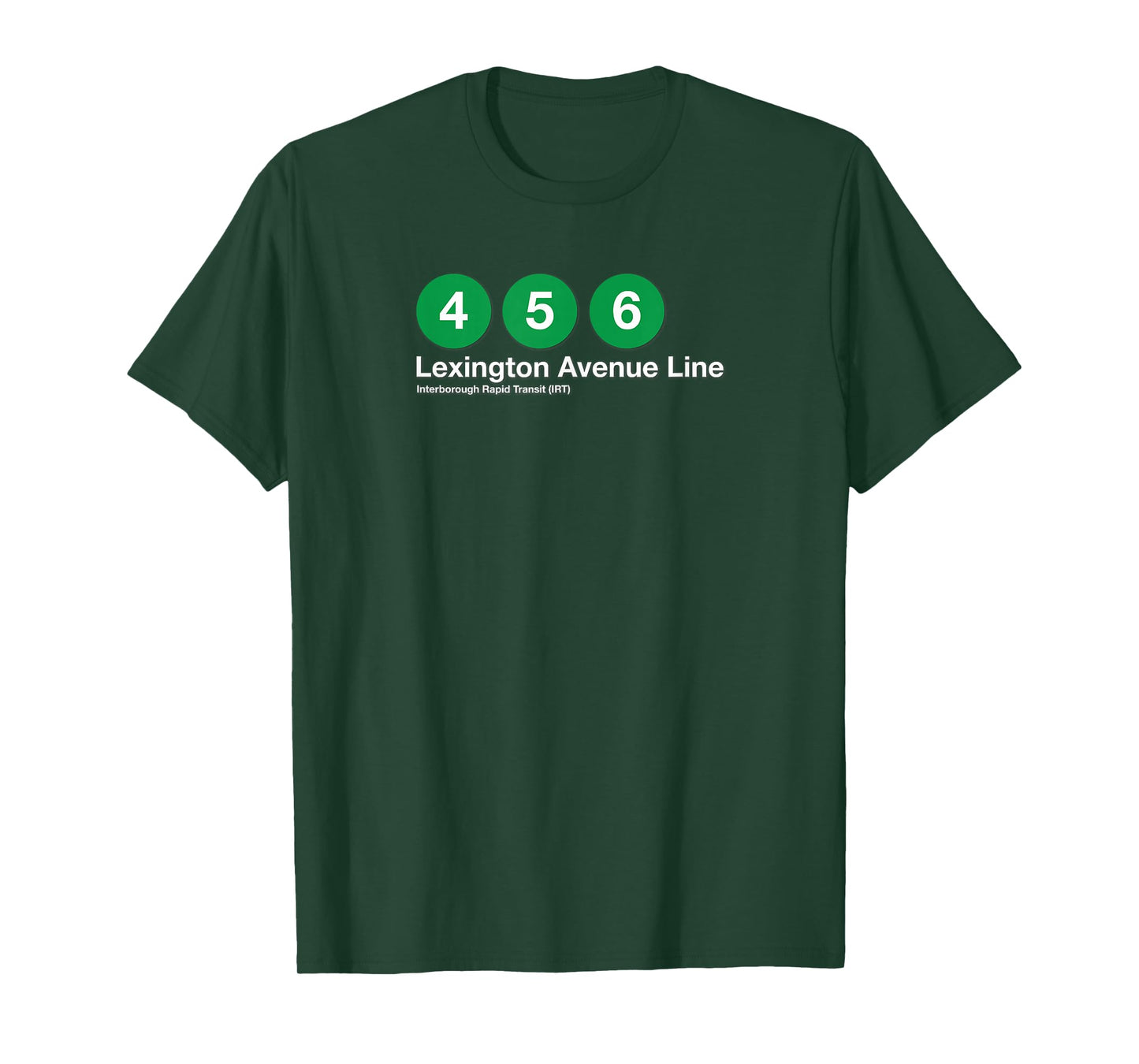 4 5 6 (IRT) Lexington Avenue Line NYC Subway Train Tribute T-Shirt