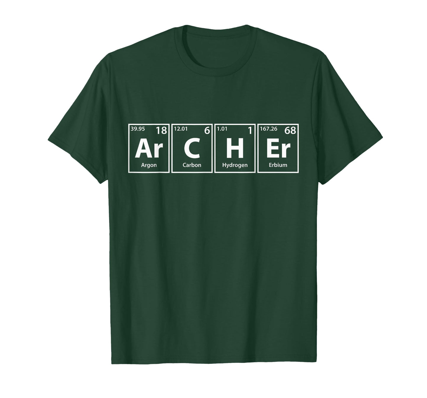 Archer (Ar-C-H-Er) Periodic Table Elements Shirt T-Shirt