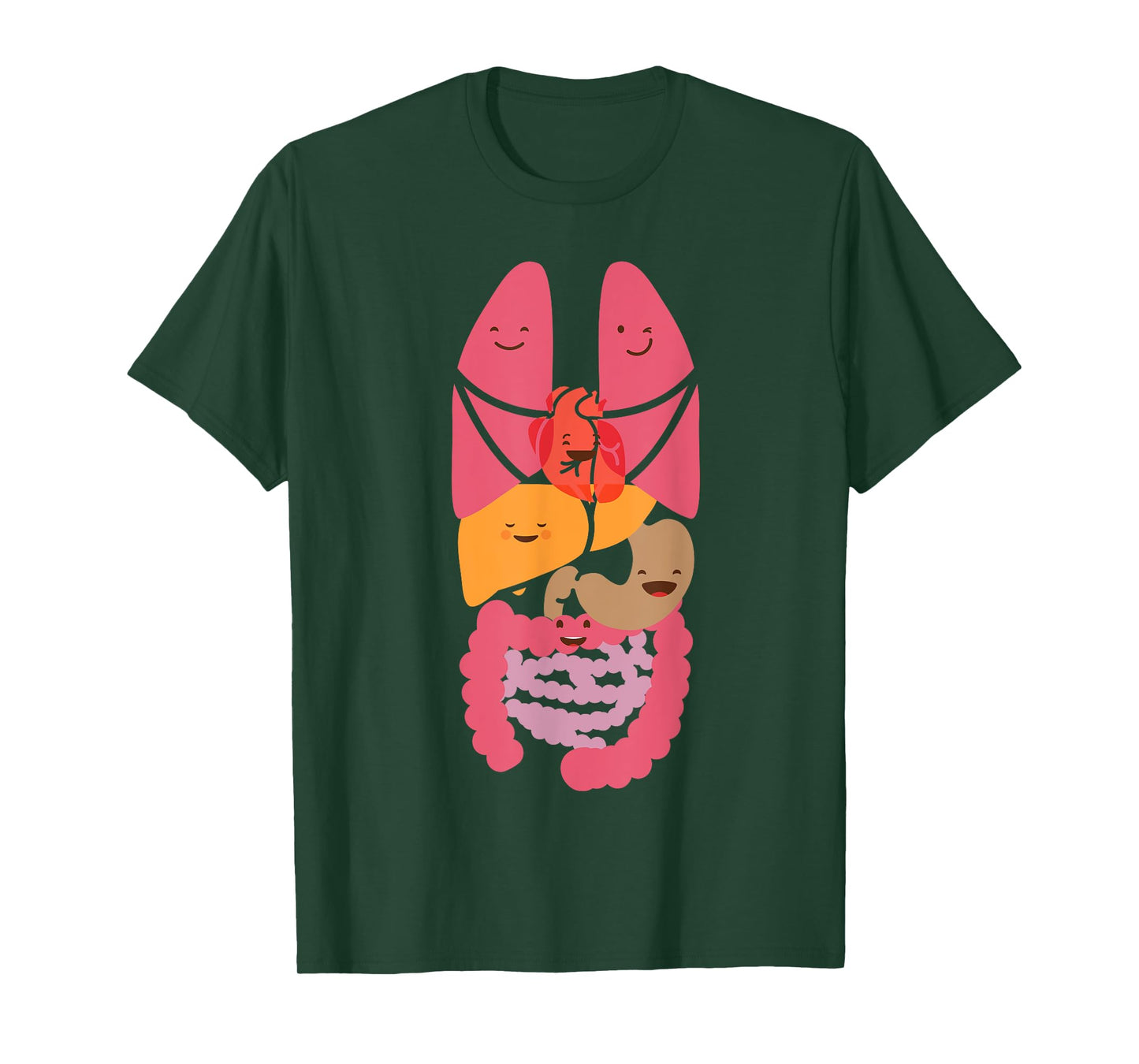 Cool Body Anatomy Costume Funny Organ T-Shirt T-Shirt