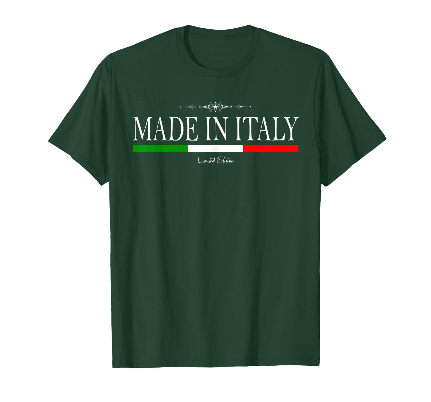 Made in Italy Limited Edition Italian Flag Proud Italian T-Shirt