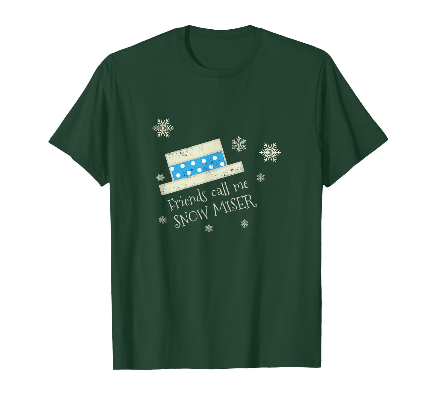 Friends Call me Snow Miser Funny Christmas Hat Shirt T-Shirt
