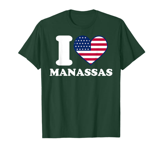 I love Manassas I heart Manassas T-Shirt