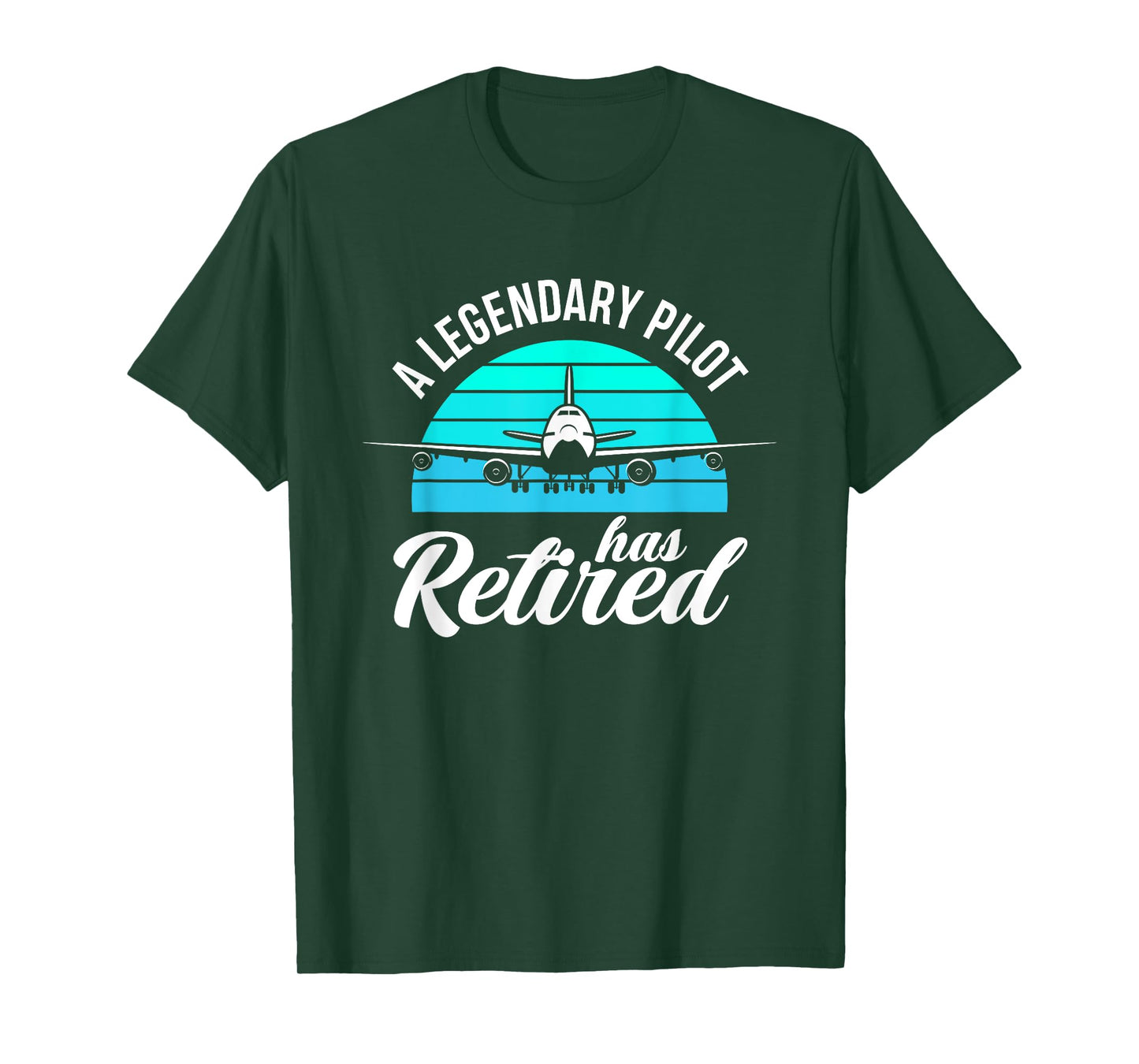 A Legendary Pilot Has Retired Funny Pilot Retirement T-Shirt