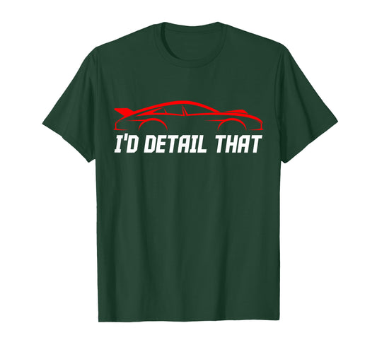 Auto Detailing Car Detail Specialist Job Automotive Detailer T-Shirt