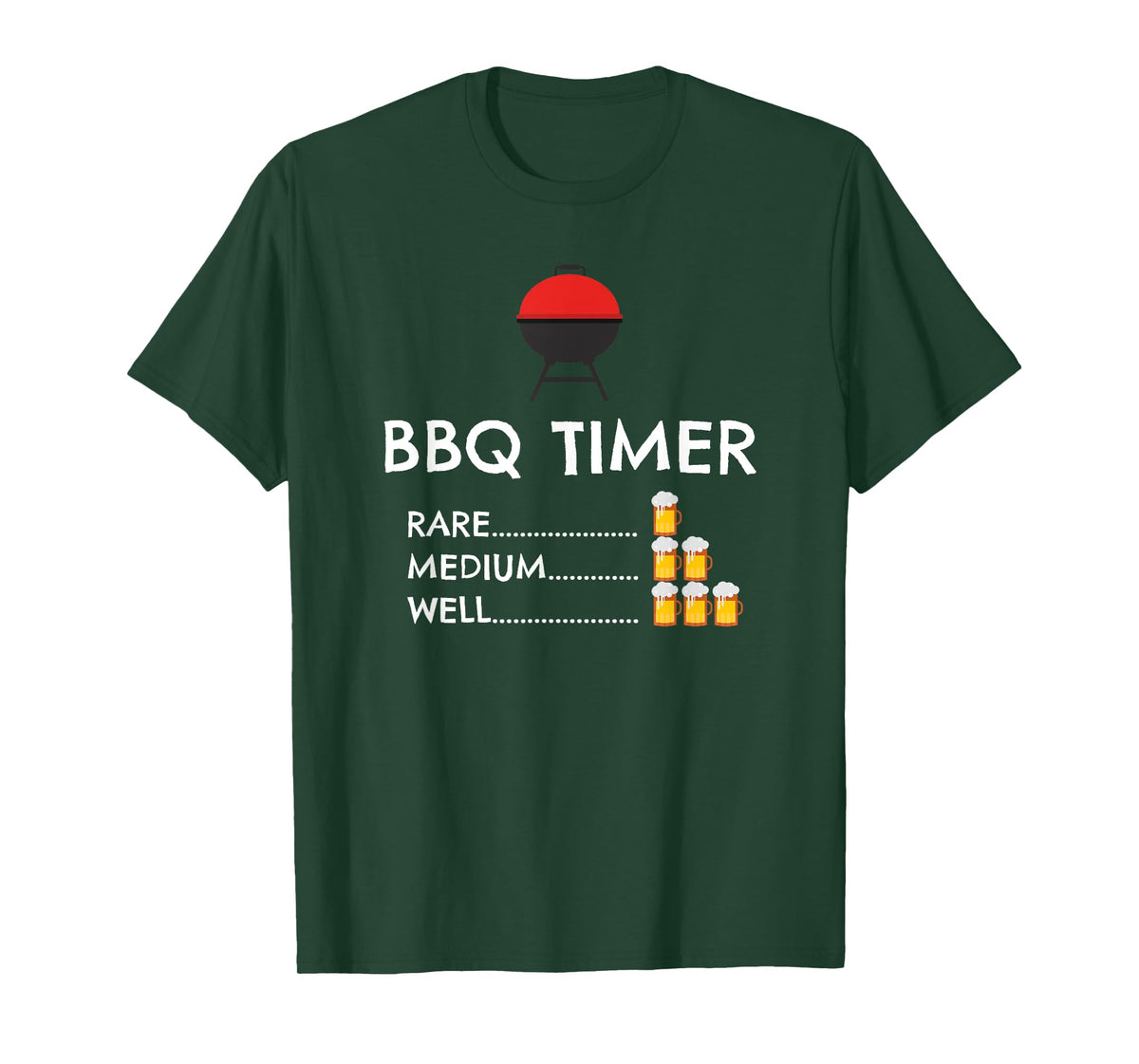 BBQ Timer Barbecue Shirt Funny Grill Grilling Gift T-Shirt