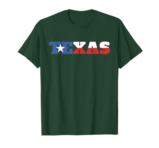 Texas Flag Gift Cool USA US Pride American State Proud Texas T-Shirt