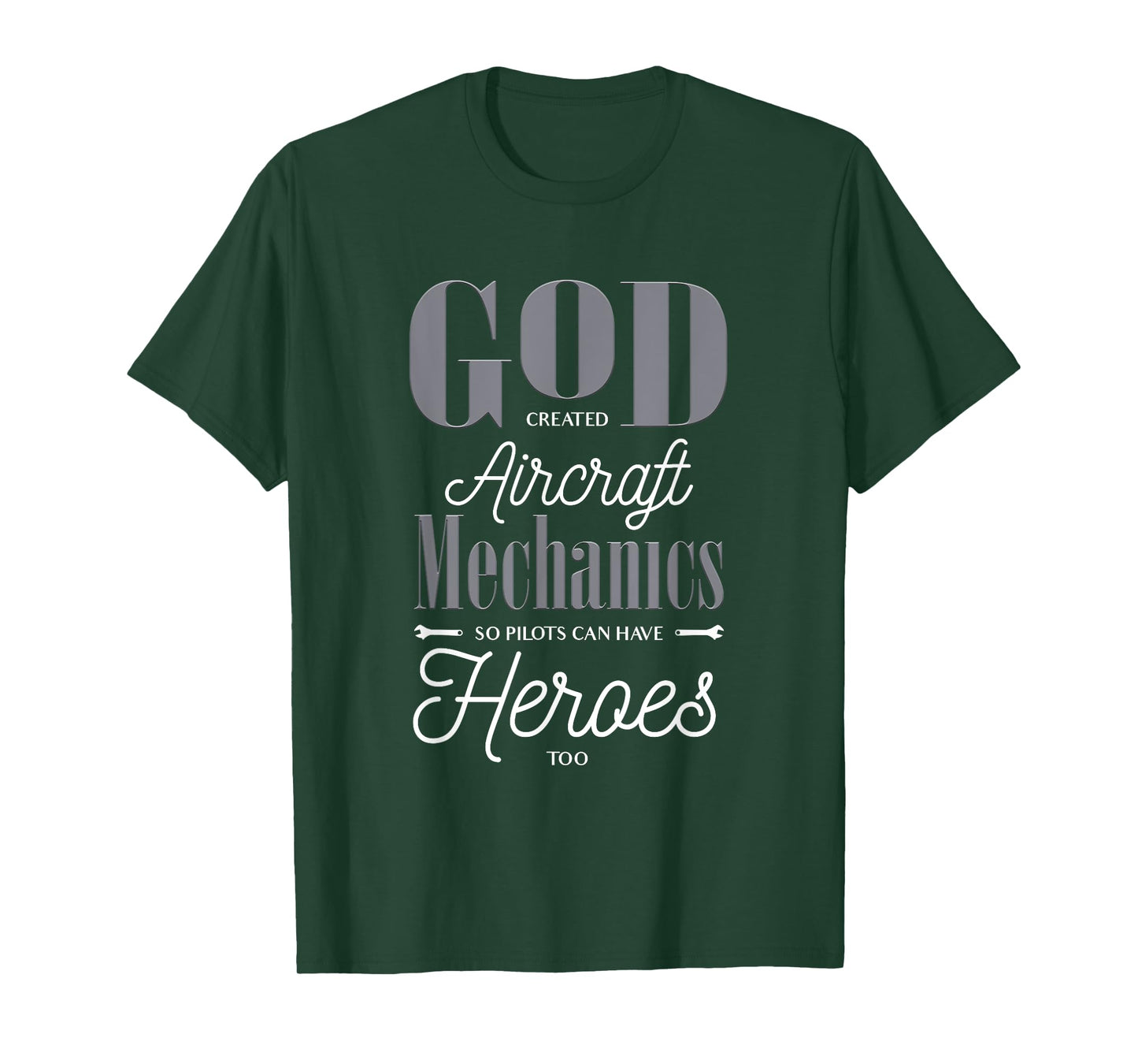 Aircraft Mechanic Shirt | God Made Aircraft Mechanics Gifts