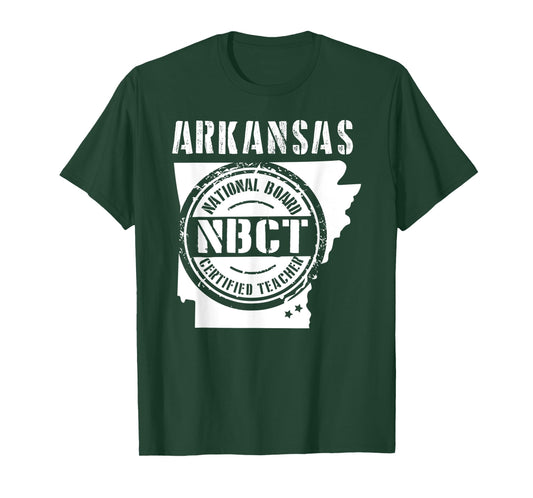 Arkansas National Board Certified Teacher T-Shirt for Men Women