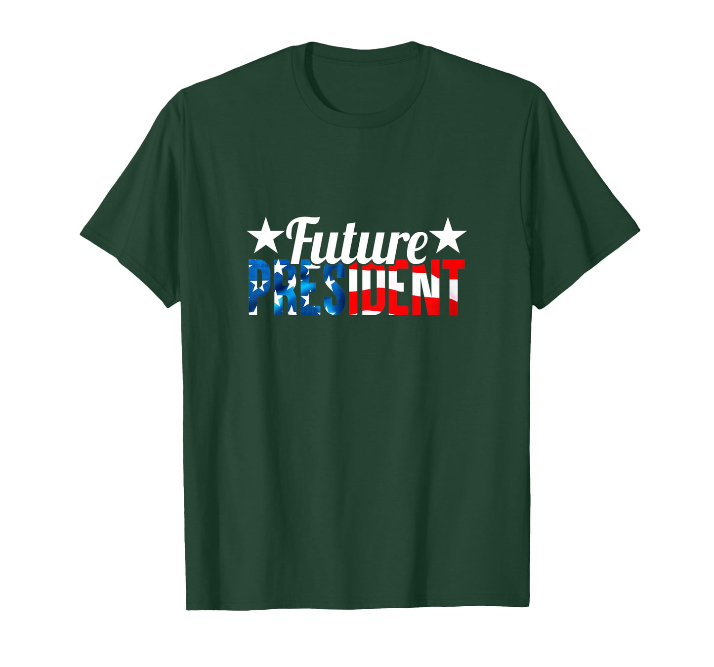 Kids Future President Shirt for Kids Boys Girls Children US Flag T-Shirt