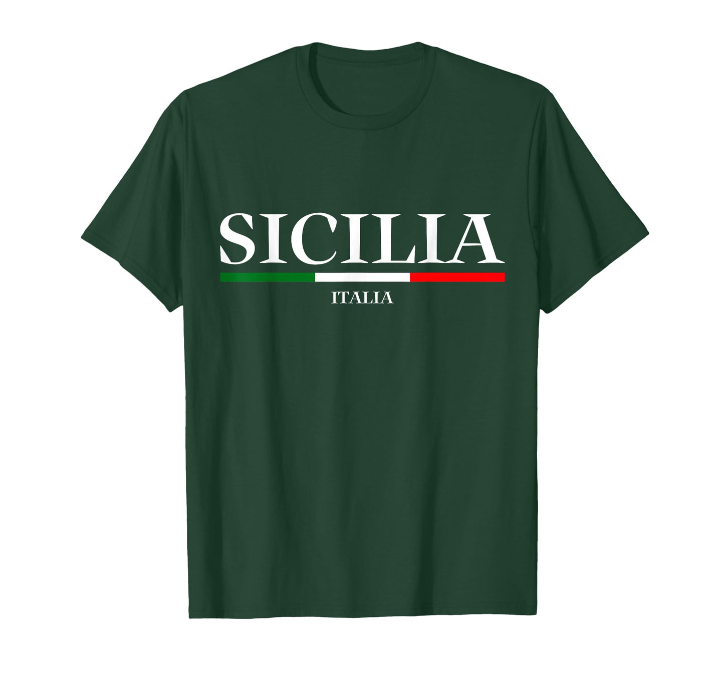 Sicilia Flag Sicily Palermo Italy T-Shirt