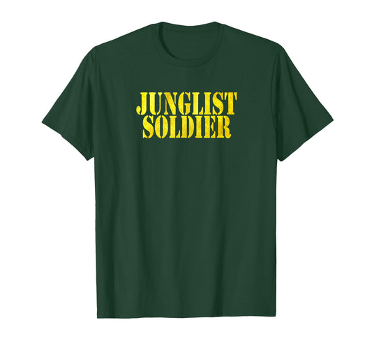 Junglist Soldier Drum & Bass Jungle T-Shirt