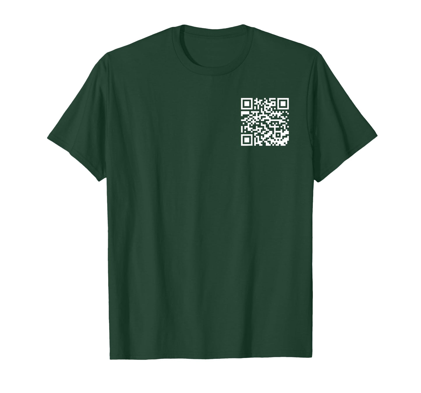 (2 SIDES) Funny QR Fck You Code Middle Finger Sarcasm Saying T-Shirt