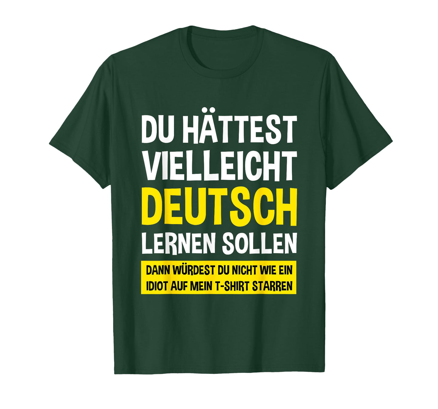 Learn German Speaker - Funny Germany Flag German-American T-Shirt
