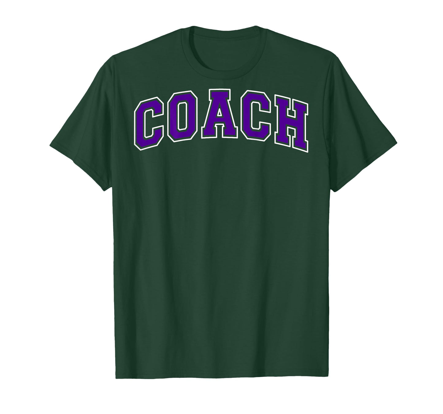Coach Sports Trainer Vintage Purple White on the back T-Shirt