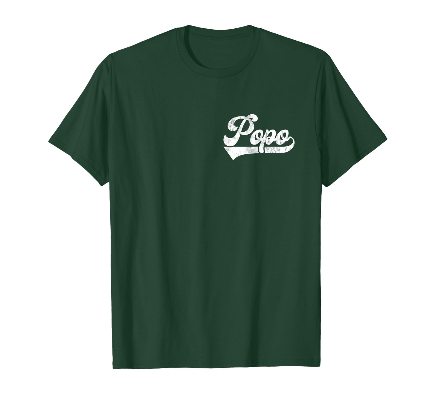 Mens Popo Vintage Retro Father's Day for Papa Grandpa T-Shirt