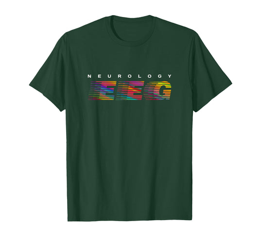 Colorful - EEG - Neurology - EEG Tech T-Shirt