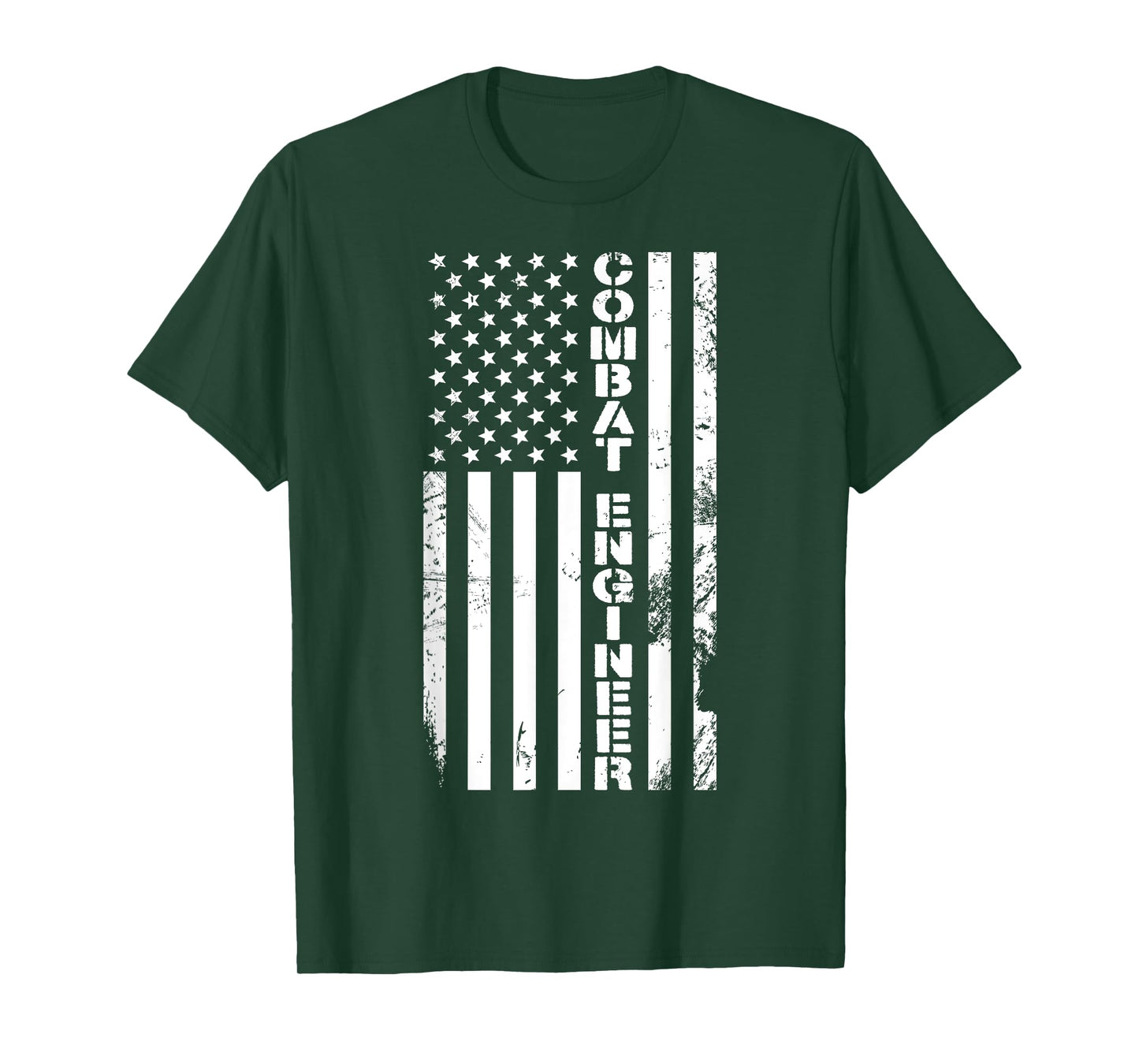 Combat Engineer American Flag Combat Engineering Women Men T-Shirt