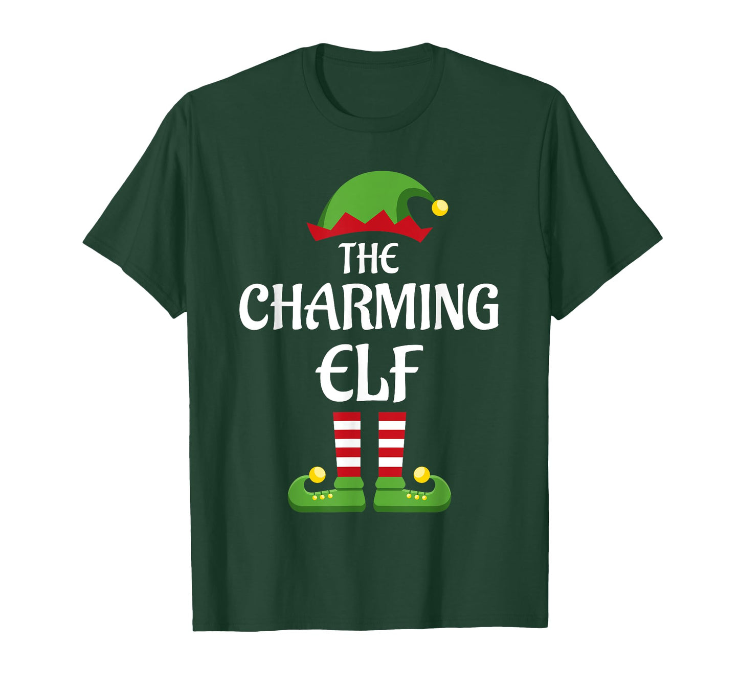 Charming Elf Family Matching Group Christmas T-Shirt