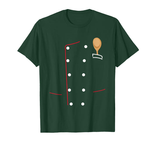 Chef Coat T-Shirt-Chef Uniform Jacket Shirt-Culinary GIFT T-Shirt