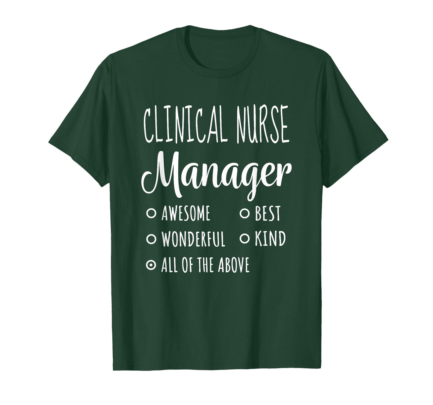 Clinical Nurse Manager Shirt Funny Gift T-Shirt