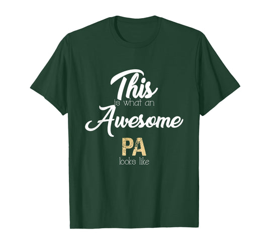 Awesome Pa Gift for Grandfather from Granddaughter Grandson T-Shirt
