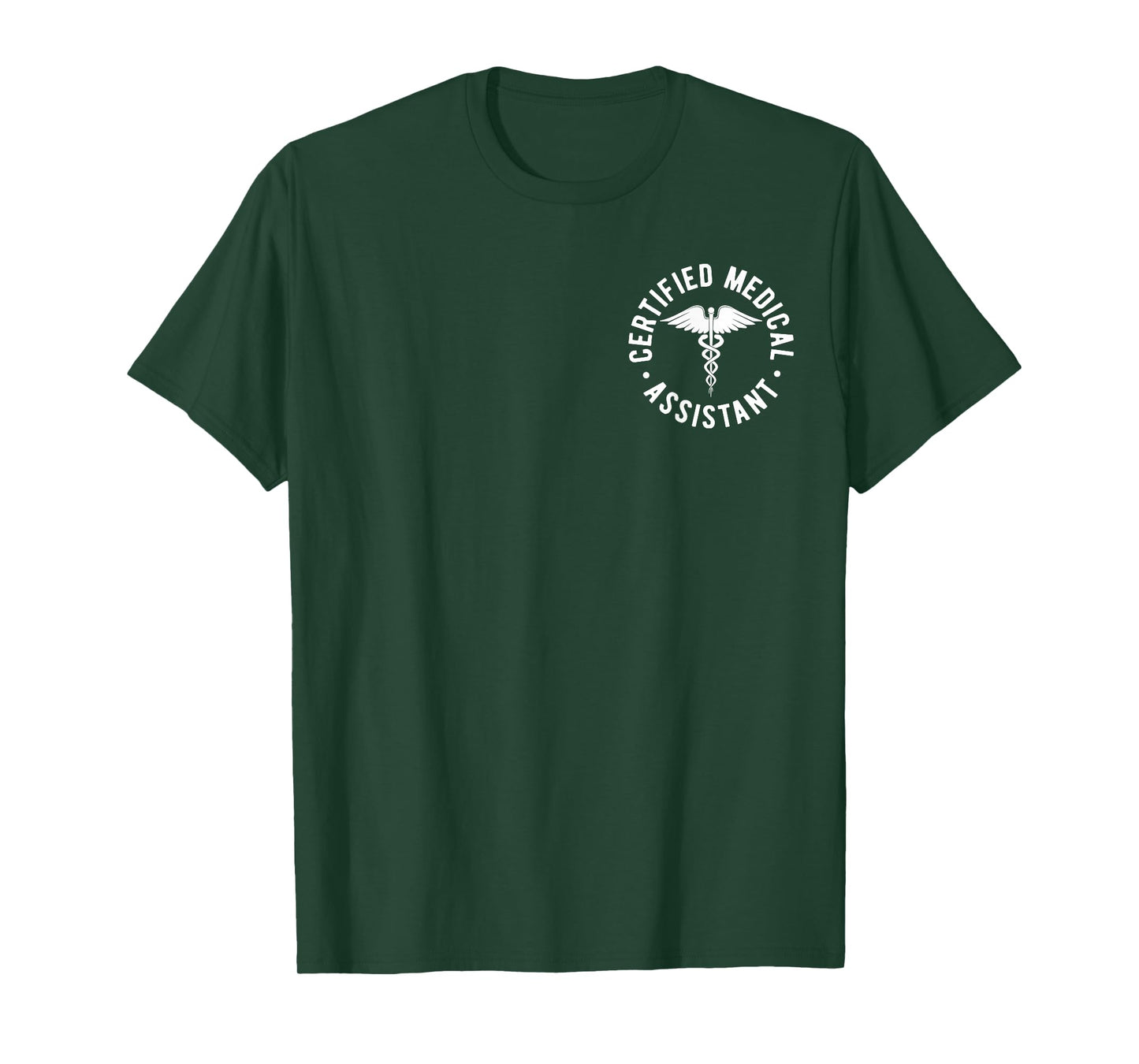 CMA Certified Medical Assistant Medical Caduceus Symbol T-Shirt