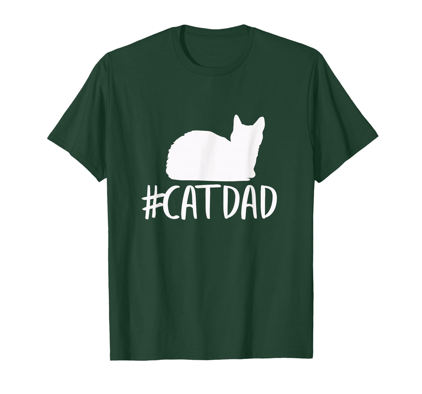 #CatDad Shirt - Funny Hashtag Cat Dad Shirt T-Shirt